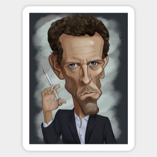 Doctor House caricature Sticker